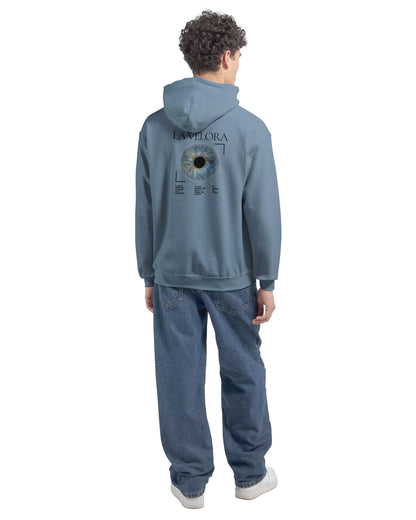 Blue eye unisex fleece hoodie